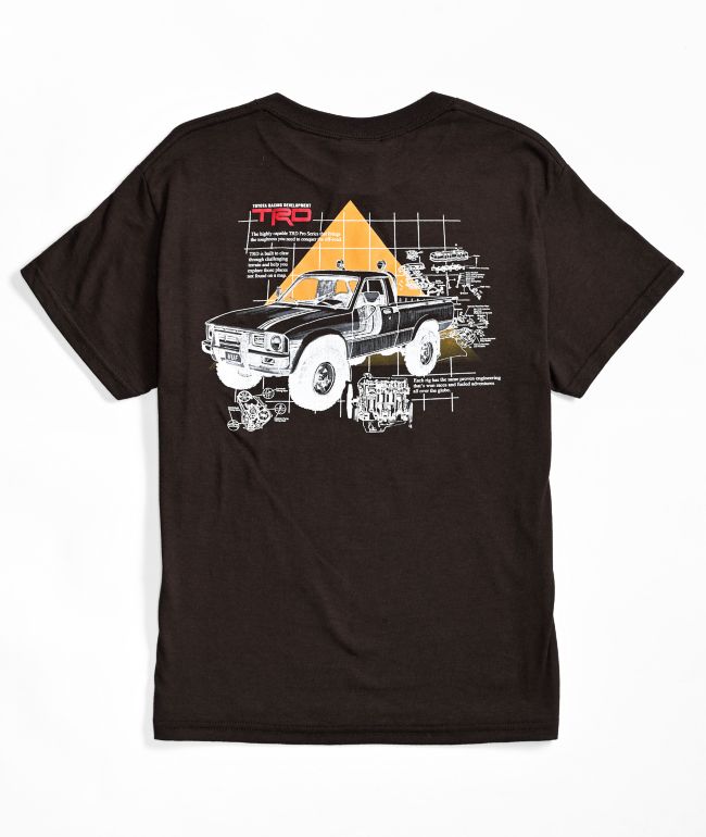 HUF x Toyota Racing Development Kids Concept Brown T-Shirt