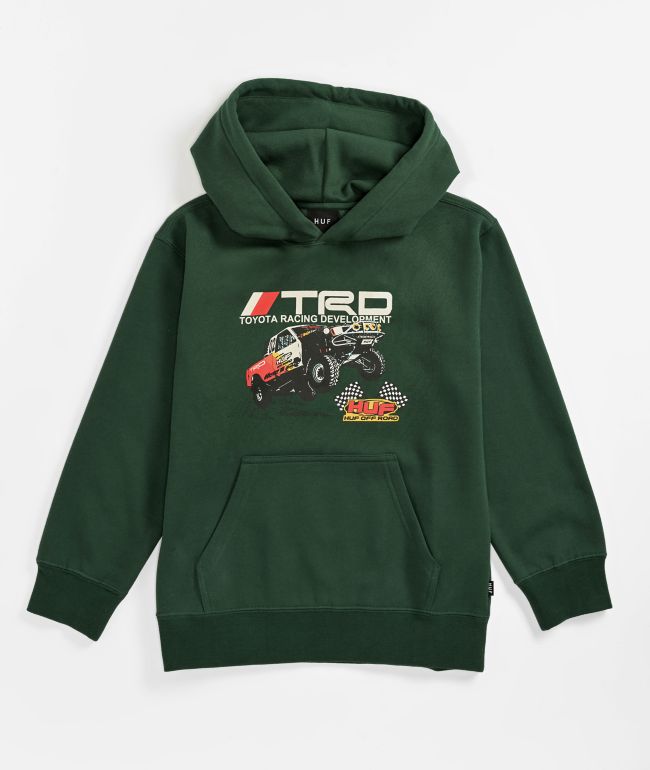HUF x Toyota Racing Development Kids Ensenada Green Hoodie