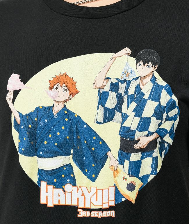 Haikyu Black T-Shirt - thumbnail 2
