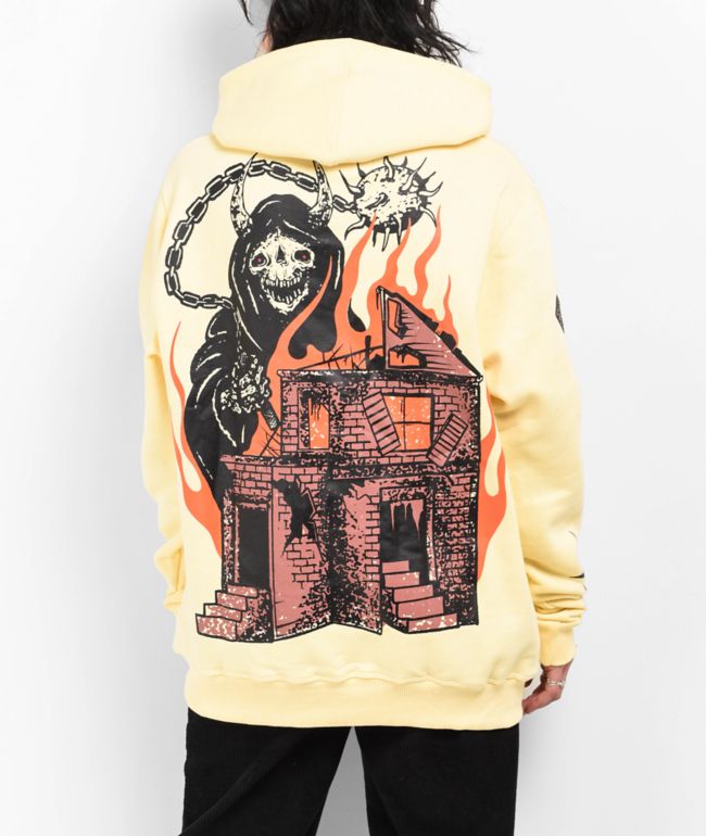 Hell & Company Broken Home Yellow Hoodie