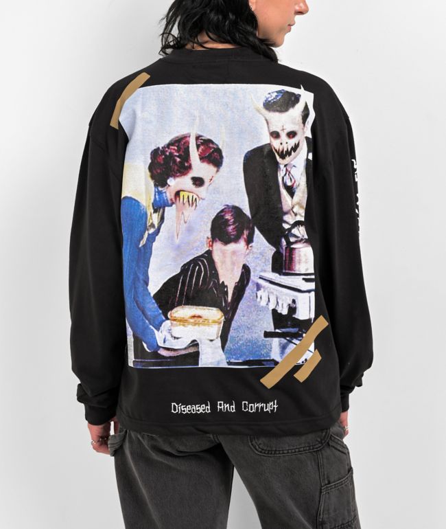 Hell & Company Corrupt Black Long Sleeve T-Shirt