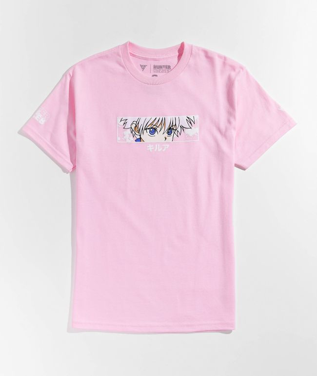 Hypland x Hunter x Hunter Killua Eye Pink T-Shirt