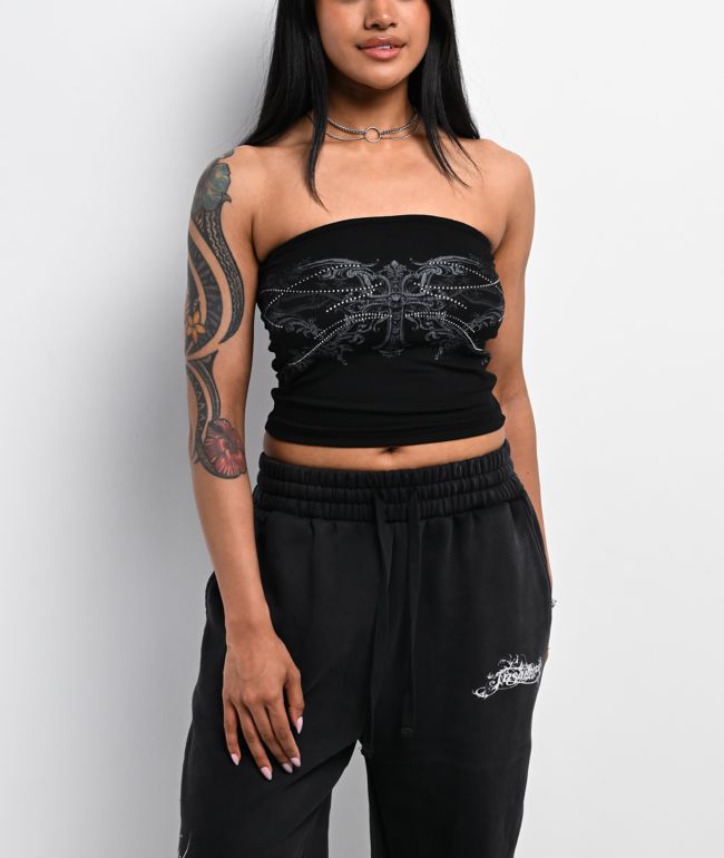 Insomnia Visuals Centerpiece Black Tube Top