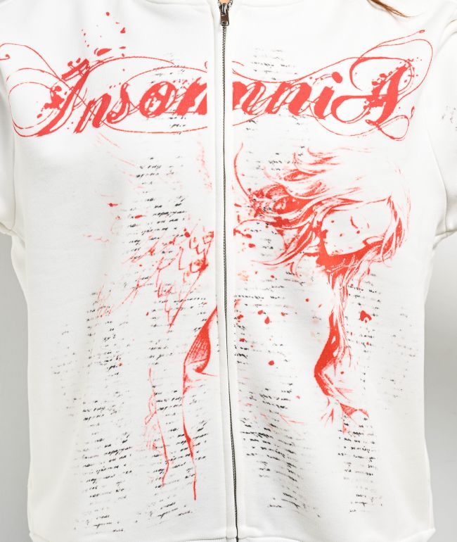 Insomnia Visuals Rebirth Natural Zip Hoodie - thumbnail 3