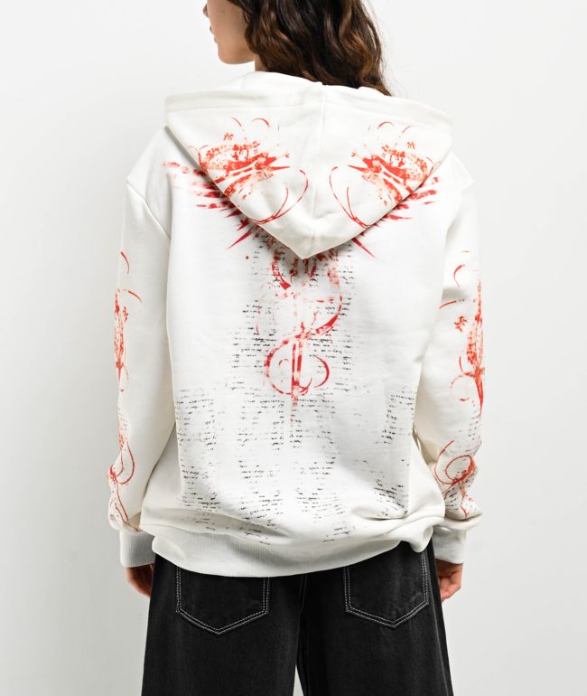 Insomnia Visuals Rebirth Natural Zip Hoodie - thumbnail 2