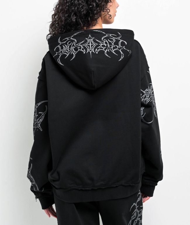 Insomnia Visuals Sigil Black Zip Hoodie - thumbnail 2