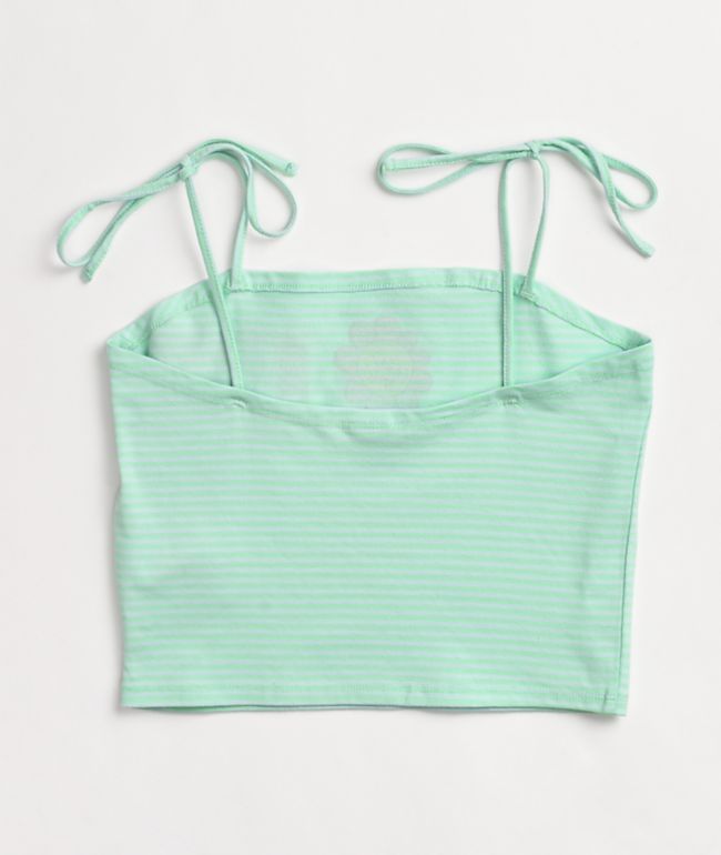 JV by Jac Vanek Feelings Blue Crop Tank Top - thumbnail 2