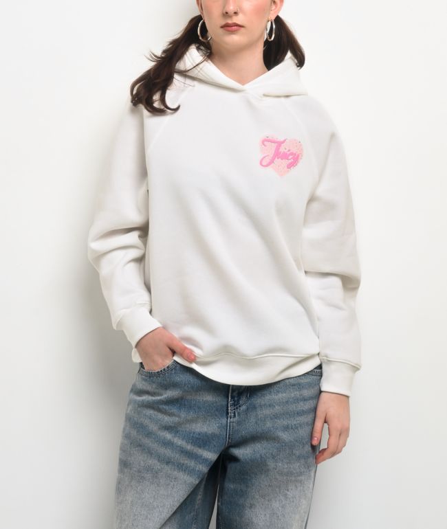 Juicy Couture Puff Print Cream Hoodie - thumbnail 2