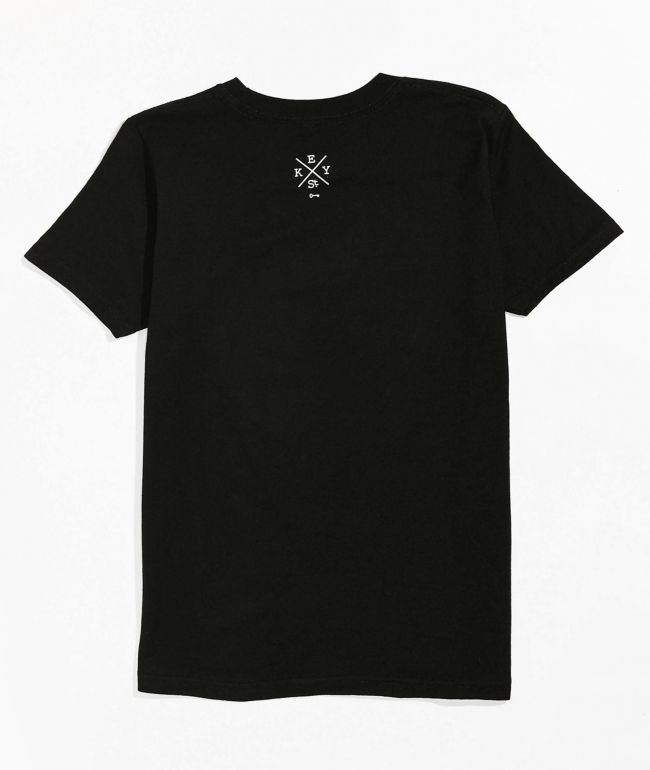 Key Street Kids' Burn It Black T-Shirt - thumbnail 2
