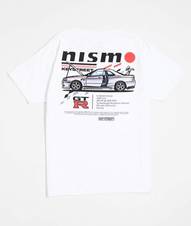 Key Street x Nismo Kids GTR White T-Shirt