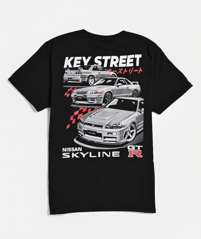 Key Street x Nissan Kids Generation Black T-Shirt