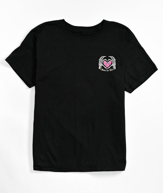 Kids Skate For Life Black T-Shirt - thumbnail 2