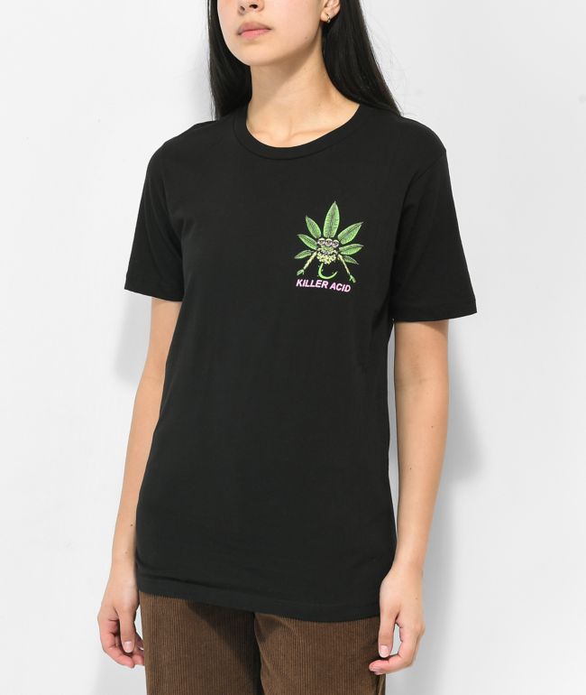 Killer Acid Break On Thru Black T-Shirt - thumbnail 2