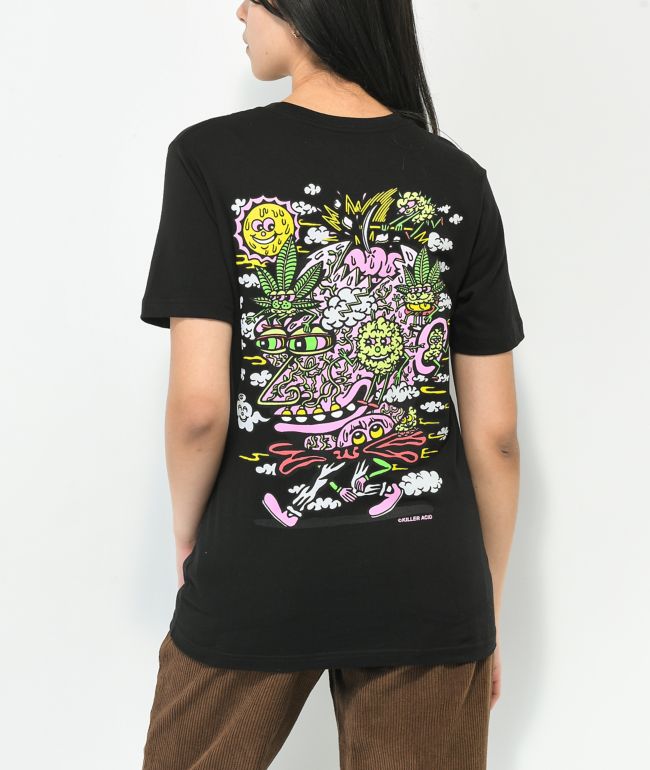 Killer Acid Break On Thru Black T-Shirt