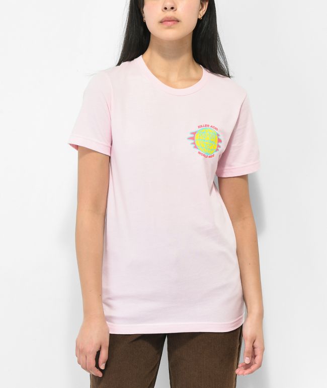 Killer Acid Dose The World Pink T-Shirt - thumbnail 2