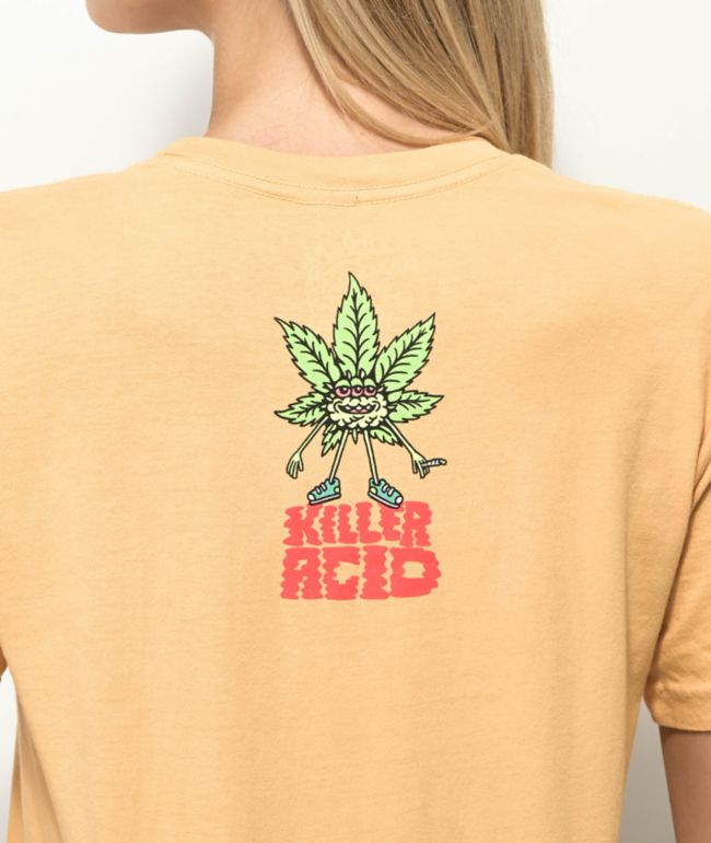 Killer Acid Drug Test Orange T-Shirt - thumbnail 3