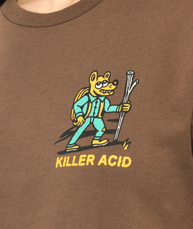 Killer Acid Take A Hike Chestnut T-Shirt - thumbnail 3