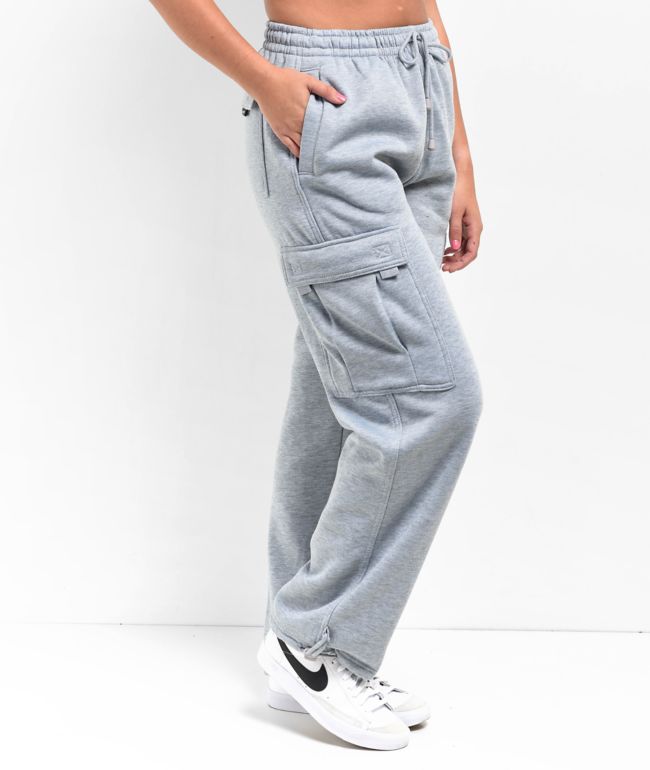 Leah Kirsch Grey Cargo Sweatpants - thumbnail 3