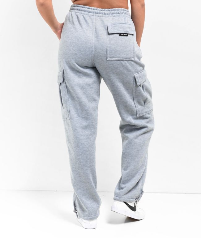 Leah Kirsch Grey Cargo Sweatpants - thumbnail 2