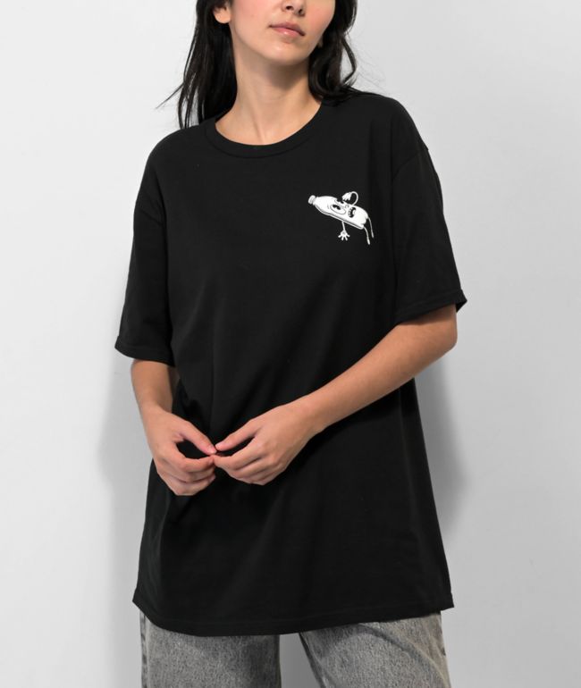 Liquid Death Bottle Slaughter Black T-Shirt - thumbnail 2