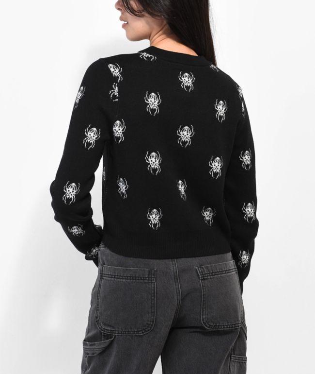 Lurking Class By Sketchy Tank Repeat Spider Black Sweater - thumbnail 2