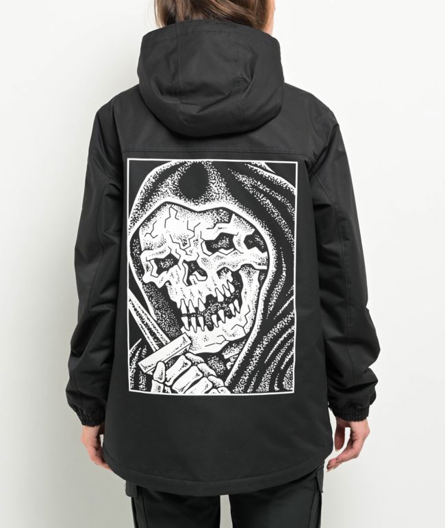 Lurking Class By Sketchy Tank Stay Sharp Black Snowboard Jacket - thumbnail 2
