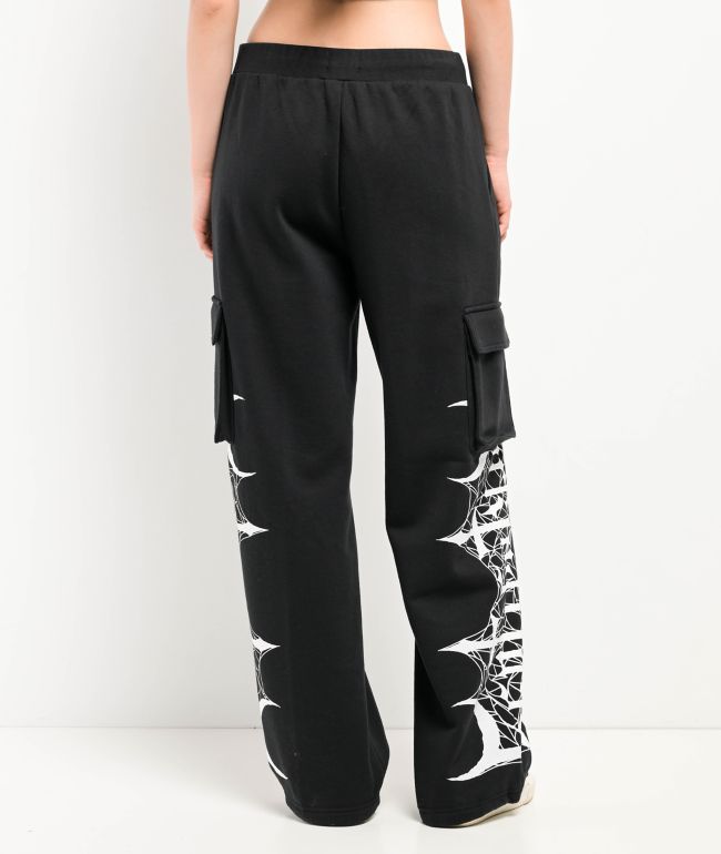 Lurking Class Tombs Black Cargo Sweatpants - thumbnail 2