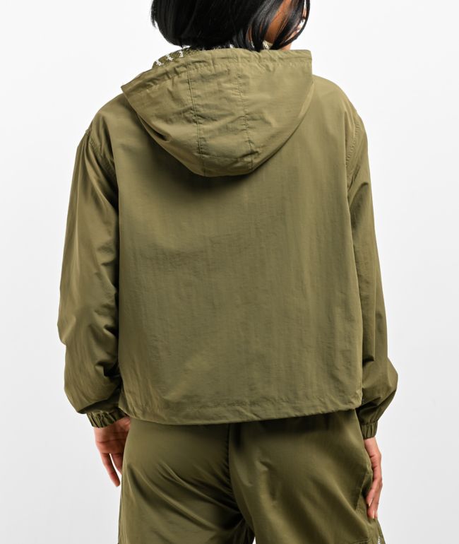 Lurking Class by Sketchy Tank Barbed Web Olive Zip Jacket - thumbnail 2