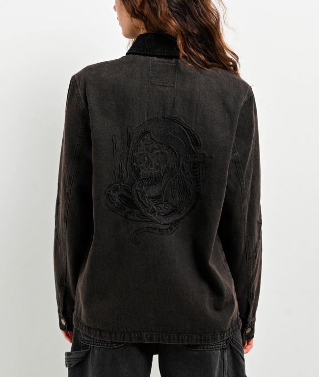 Lurking Class by Sketchy Tank Crawl Flash Brown Work Jacket - thumbnail 2