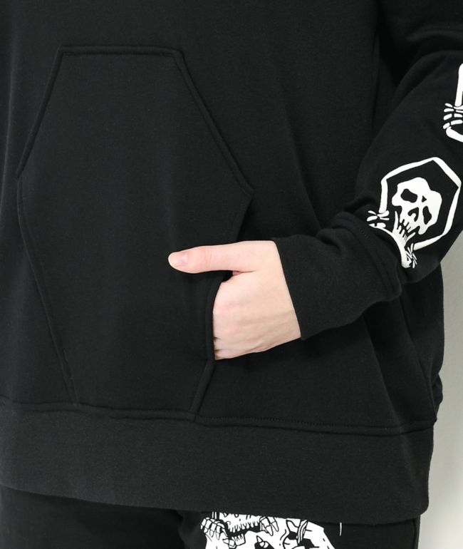 Lurking Class by Sketchy Tank Dead Inside Black Hoodie - thumbnail 3