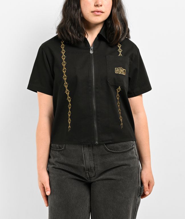 Lurking Class by Sketchy Tank Hotbox Chains Black Work Shirt - thumbnail 3