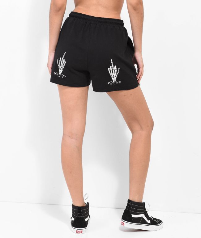 Lurking Class by Sketchy Tank Sinking Black Sweat Shorts - thumbnail 2