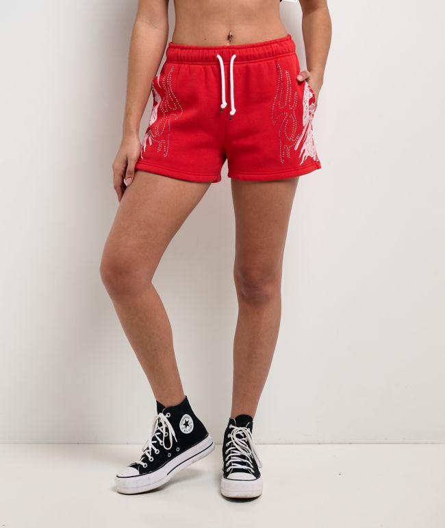 Lurking Class by Sketchy Tank You're Next Red Sweat Shorts