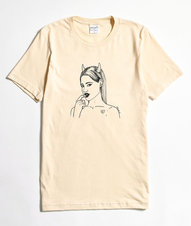 Melodie Evil Natural T-Shirt
