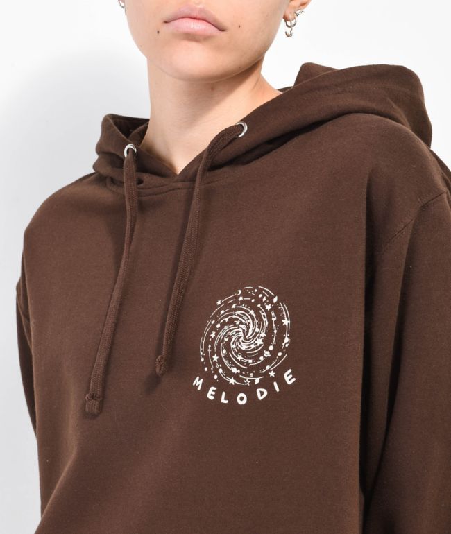 Melodie Fuck Dark Brown Hoodie - thumbnail 3