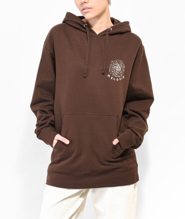 Melodie Fuck Dark Brown Hoodie - thumbnail 2