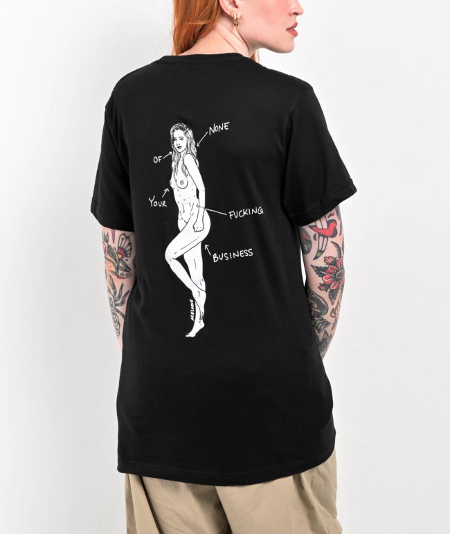 Melodie My Body Black T-Shirt