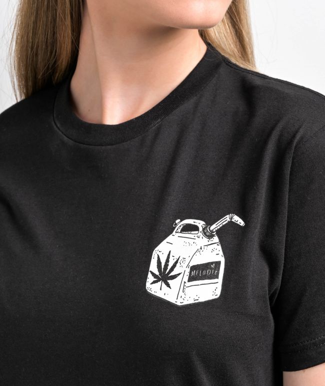 Melodie Nobody Rides Black T-Shirt - thumbnail 3