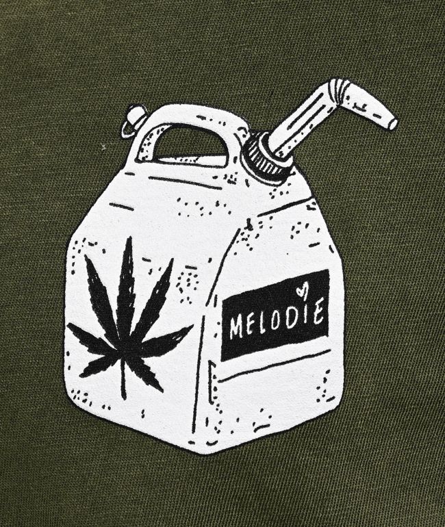 Melodie Nobody Rides Green T-Shirt - thumbnail 3