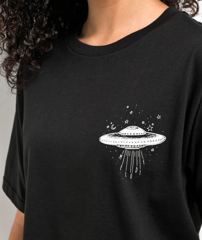 Melodie Our Spaceship Black T-Shirt - thumbnail 3