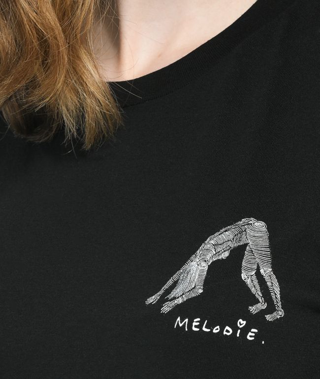 Melodie Perspective Black T-Shirt - thumbnail 3