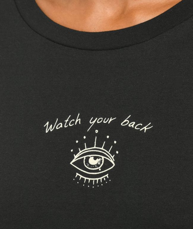 Melodie Watch Your Back Black T-Shirt - thumbnail 3