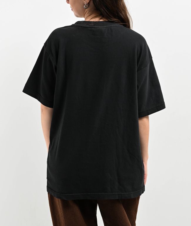 Melodie You Suck Oversized Washed Black T-Shirt - thumbnail 2