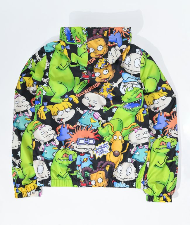 Members Only x Nickelodeon Kids' Rugrats Black Windbreaker Jacket - thumbnail 2