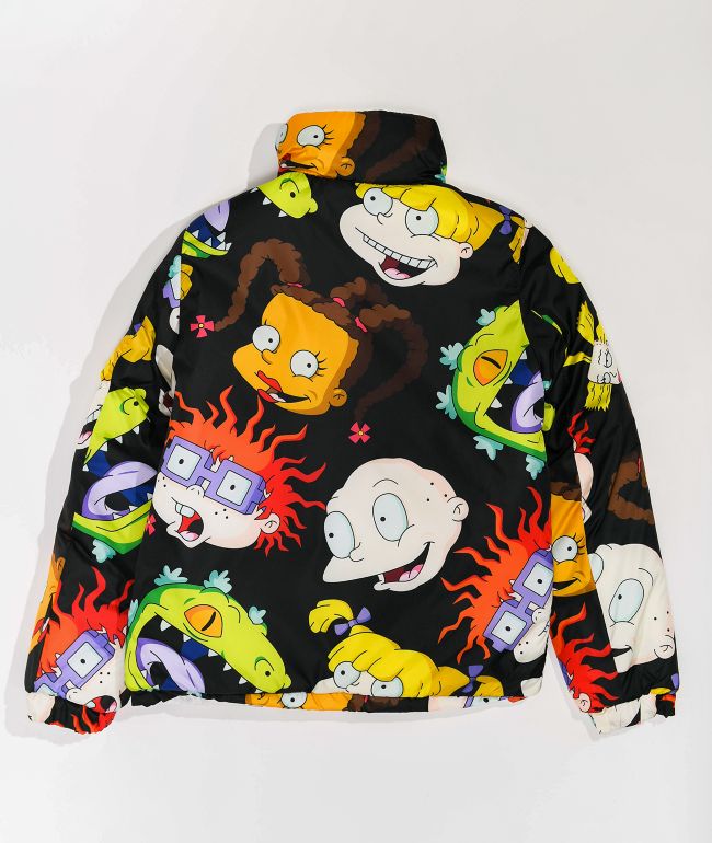 Members Only x Nickelodeon Rugrats Hi Shine White Puffer Jacket - thumbnail 3