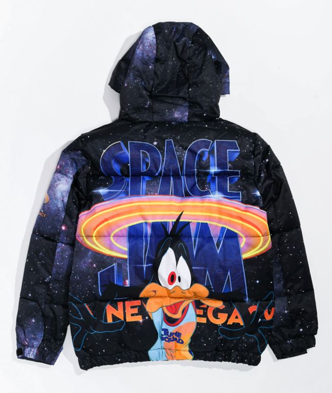 Members Only x Space Jam: A New Legacy Kids' Galaxy Puffer Jacket - thumbnail 3