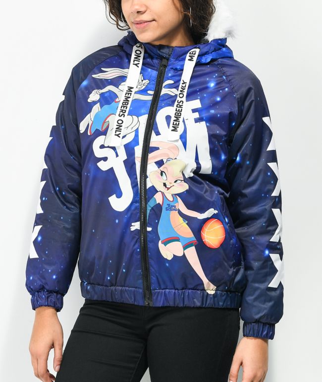 Members Only x Space Jam: A New Legacy Snorkel Bomber Puffer Jacket - thumbnail 2