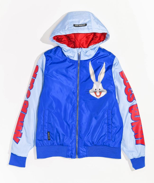 Members Only x Space Jam Kids' Bugs Bunny Blue Jacket - thumbnail 2