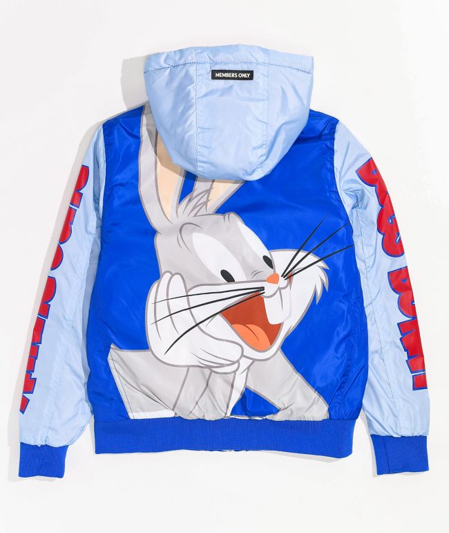 Members Only x Space Jam Kids' Bugs Bunny Blue Jacket
