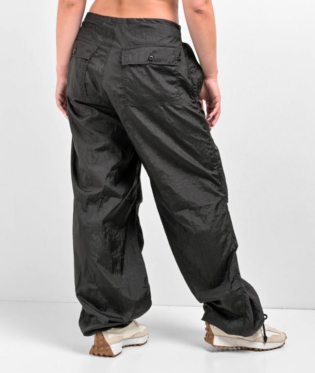 Motel Black Parachute Pants - thumbnail 2